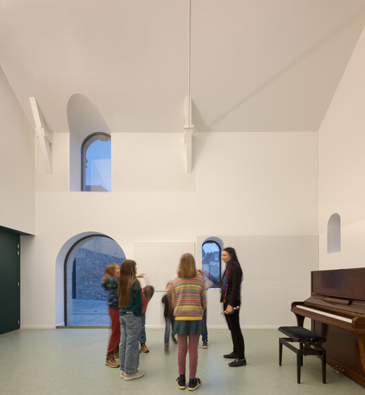 Construction of a Media Library and Redesign of a Music School in Sarlat-la-Canéda / Dominique Coulon & associés Construction of a Media Library and Redesign of a Music School in Sarlat-la-Canéda / Dominique Coulon & associés - Interior Photography, Arch, Arcade