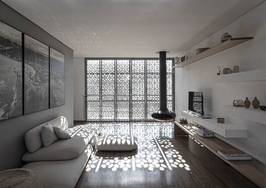 Guaratuba House / Estúdio 41 - Interior Photography, Living Room, Lighting