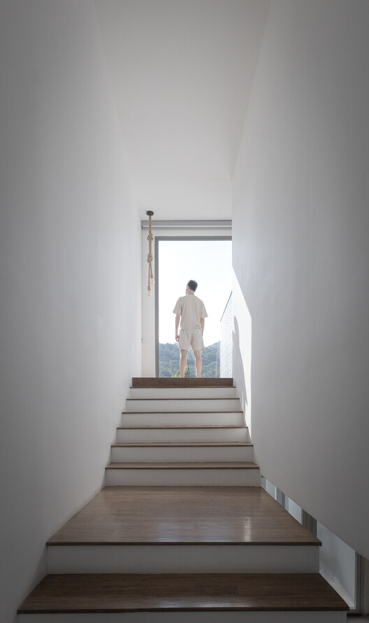 Guaratuba House / Estúdio 41 - Interior Photography, Stairs, Wood