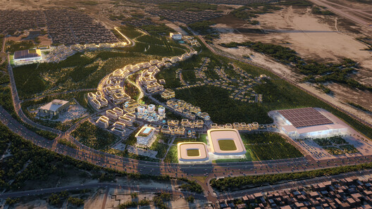 ZHA Designs 198-Hectare Urban District Around Baku Expo Center in Azerbaijan ZHA Designs 198-Hectare Urban District Around Baku Expo Center in Azerbaijan - Image 2 of 5
