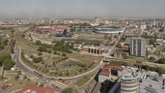 Audiovisual Experimentation Center / Dirección General de Arquitectura + Secretaria de Planificación + Municipalidad de Avellaneda Audiovisual Experimentation Center / Dirección General de Arquitectura + Secretaria de Planificación + Municipalidad de Avellaneda - Exterior Photography, Aerial View Photography, Cityscape
