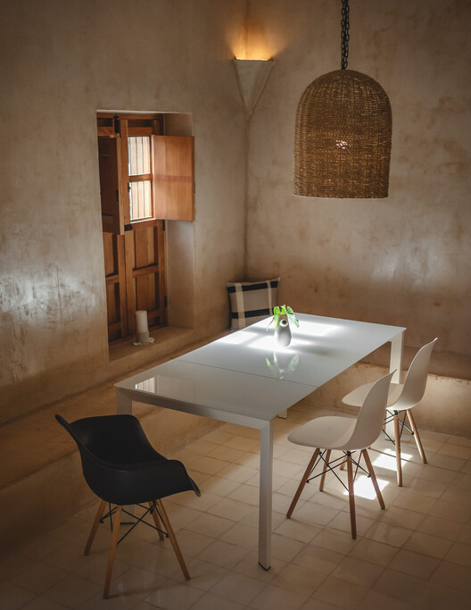 Hermitage House C70 / ASMD Taller Arquitectura Hermitage House C70 / ASMD Taller Arquitectura - Interior Photography, Dining room, Table, Wood, Chair, Lighting