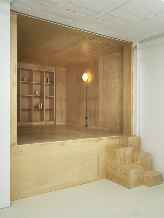 Hybrid Infrastructure Doble Erre / Morphism Hybrid Infrastructure Doble Erre / Morphism - Interior Photography, Wood