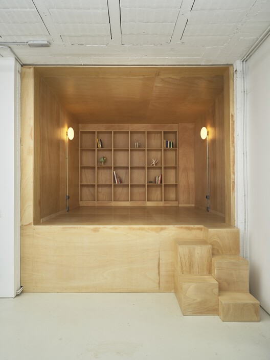 Hybrid Infrastructure Doble Erre / Morphism Hybrid Infrastructure Doble Erre / Morphism - Interior Photography, Wood