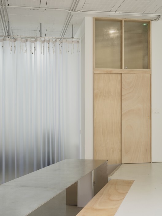 Hybrid Infrastructure Doble Erre / Morphism Hybrid Infrastructure Doble Erre / Morphism - Interior Photography, Wood