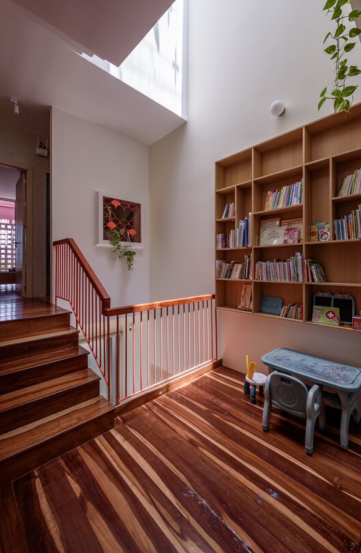 Tomi House / The Studio Tomi House / The Studio - Interior Photography, Closet, Wood, Stairs, Lighting