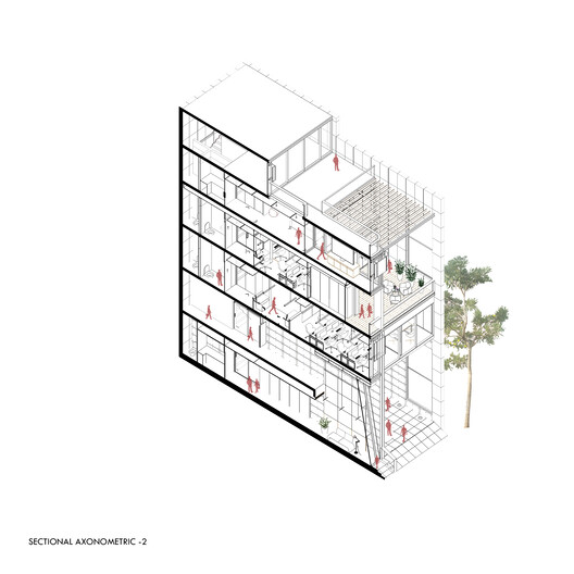 Screened Space Office Building / Studio UF+O Screened Space Office Building / Studio UF+O - Image 27 of 29