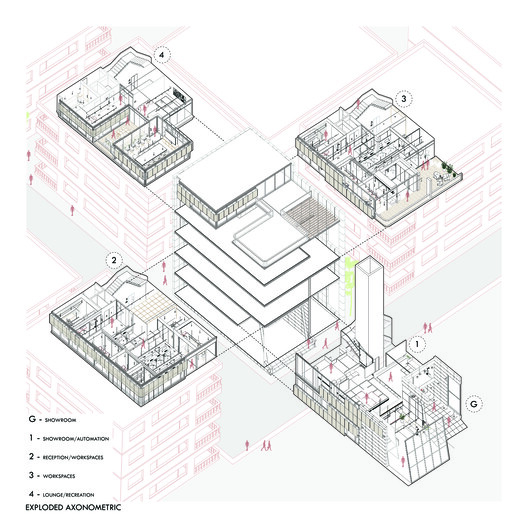 Screened Space Office Building / Studio UF+O Screened Space Office Building / Studio UF+O - Image 28 of 29
