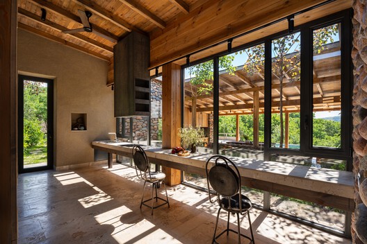 Country House in Boladala Village / ARC Architects Country House in Boladala Village / ARC Architects - Interior Photography, Dining room, Wood, Table, Beam, Chair