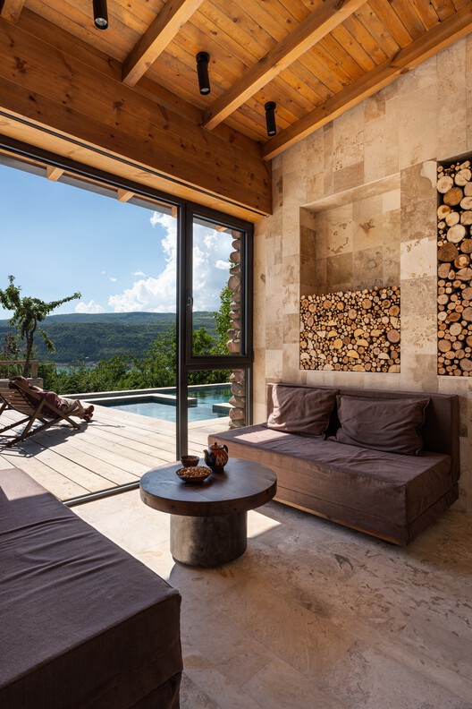 Country House in Boladala Village / ARC Architects Country House in Boladala Village / ARC Architects - Interior Photography, Living Room, Wood, Table, Chair, Beam