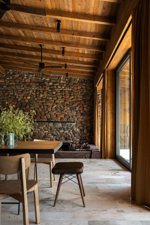 Country House in Boladala Village / ARC Architects Country House in Boladala Village / ARC Architects - Interior Photography, Dining room, Wood, Chair, Table, Beam