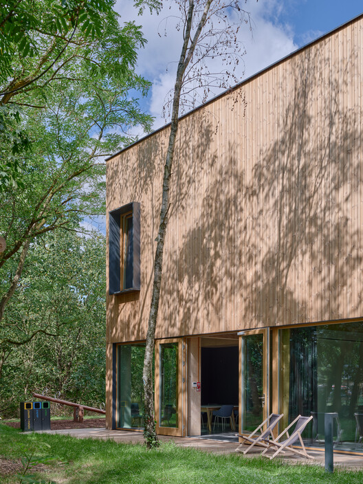 Public Library in Choszczówka / Ambient - Exterior Photography, Wood