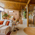 C.E. House / Dall'Ovo Magalhães Arquitetura - Interior Photography, Houses, Beam, Lighting, Chair