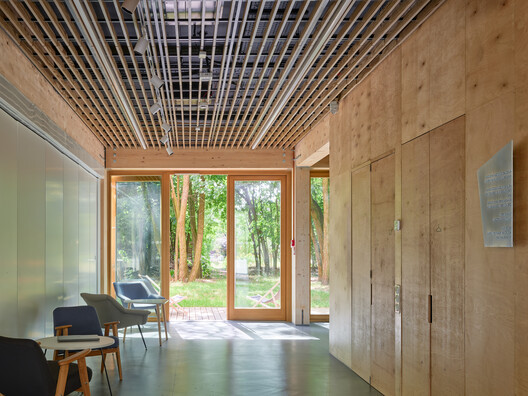 Public Library in Choszczówka / Ambient - Interior Photography, Dining room, Wood