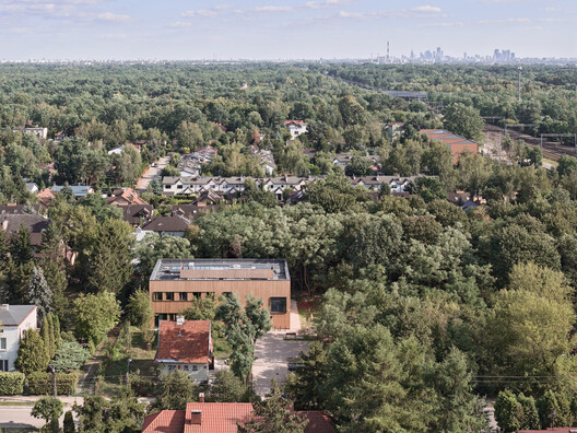 Public Library in Choszczówka / Ambient - Exterior Photography, Aerial View Photography