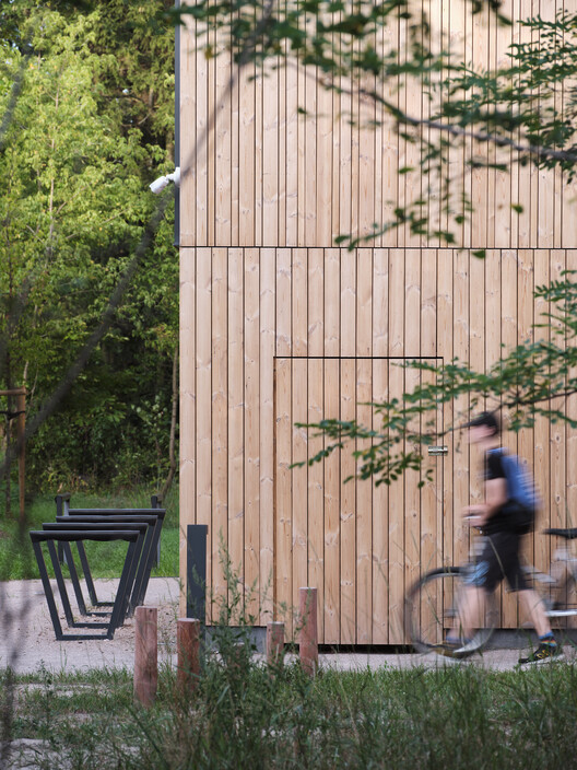 Public Library in Choszczówka / Ambient - Exterior Photography, Wood