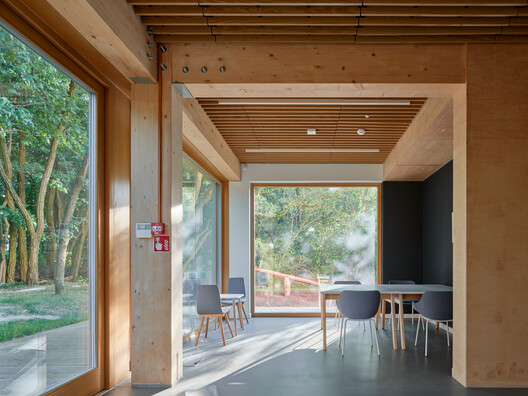 Public Library in Choszczówka / Ambient - Interior Photography, Dining room, Wood
