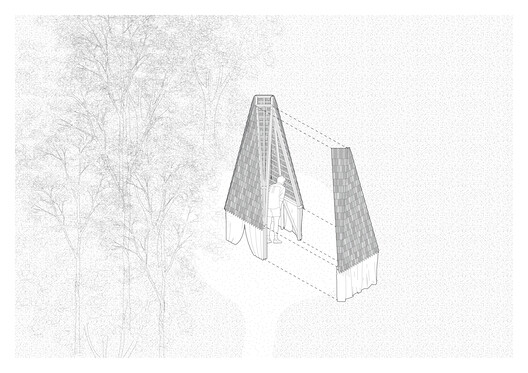 Katūvu Hut / HUT atelier d'architecture Katūvu Hut / HUT atelier d'architecture - Image 18 of 18