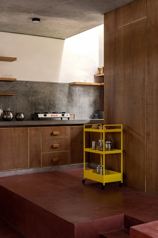 The Threshold House / Madras Spaces The Threshold House / Madras Spaces - Interior Photography, Kitchen, Wood, Lighting, Countertop