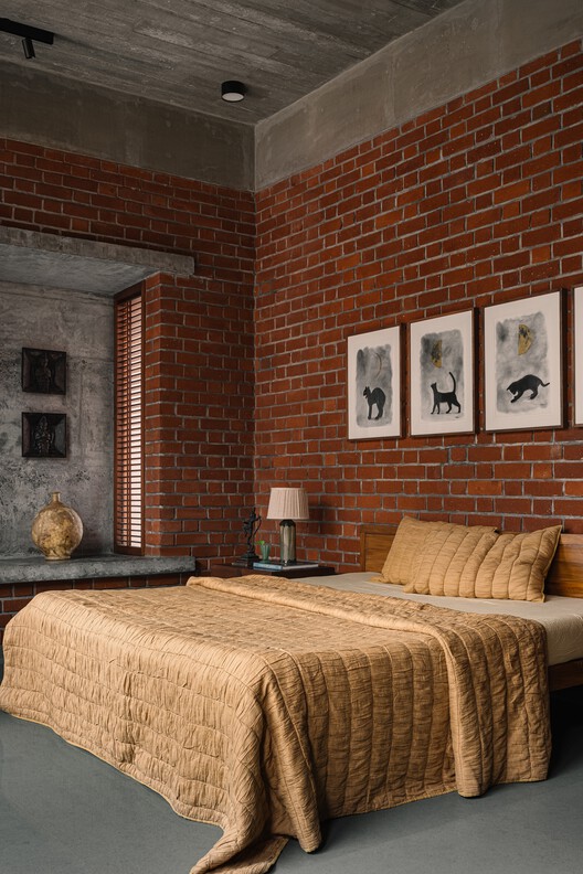 The House of Memories / Studio Lagom The House of Memories / Studio Lagom - Interior Photography, Bedroom, Brick, Wood, Bed, Chair