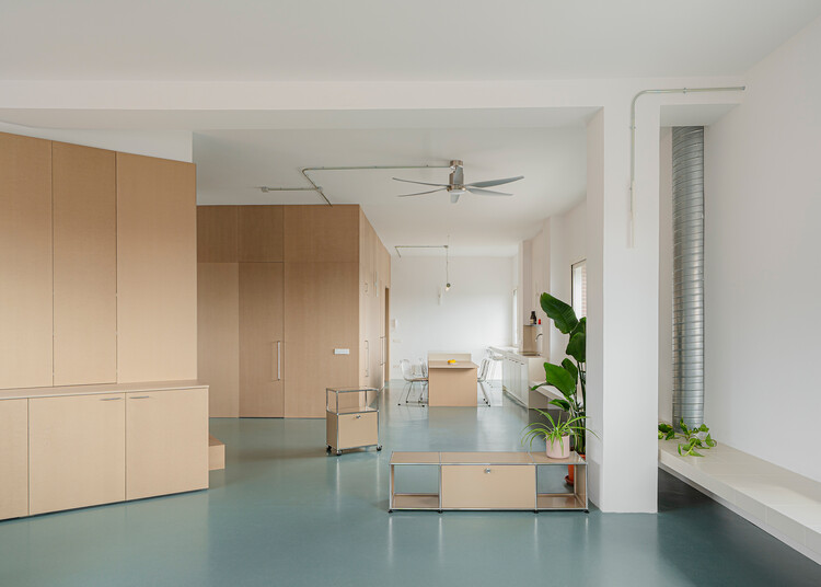 Aguacate Space / ALE Estudio - Interior Photography, Apartment Interiors, Kitchen, Lighting, Chair