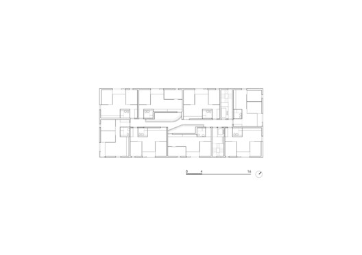 Social Atrium — 54 Social Housing Units in Besòs / Peris+Toral.arquitectes Social Atrium — 54 Social Housing Units in Besòs / Peris+Toral.arquitectes - Image 17 of 21
