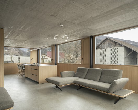Caloz Bramois House / R2A Architectes - Interior Photography, Living Room