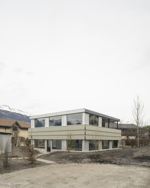 Caloz Bramois House / R2A Architectes - Exterior Photography, Concrete