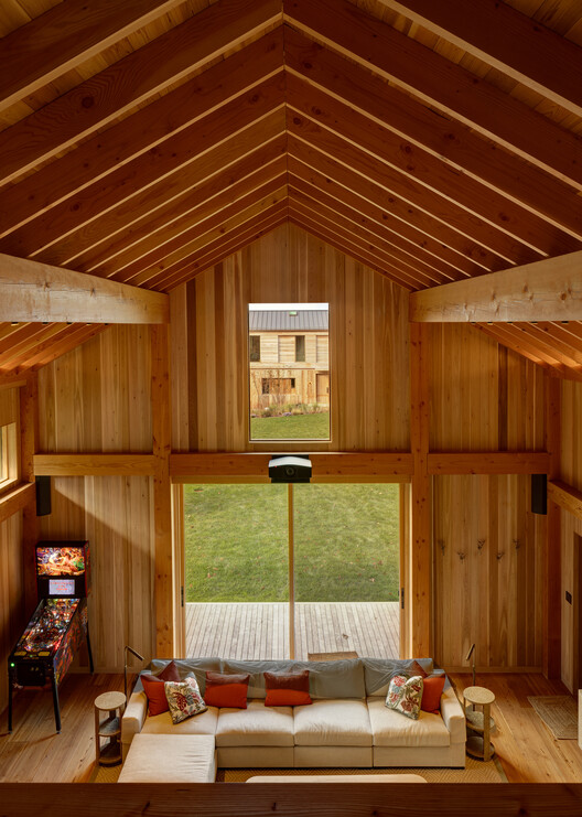 Casa High Bluff / Mapos Casa High Bluff / Mapos - Fotografía interior, Madera, Fijación Vigas