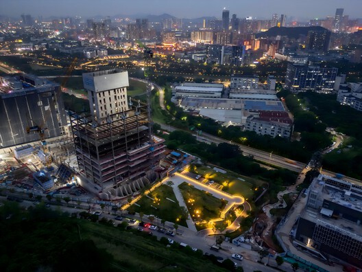 Ultra-small Infrastructure Buildings / NODE Achitecture & Urbanism - Exterior Photography, Aerial View Photography