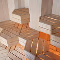Crystal Sauna for Skellefteå / Bigert & Bergström - Installation