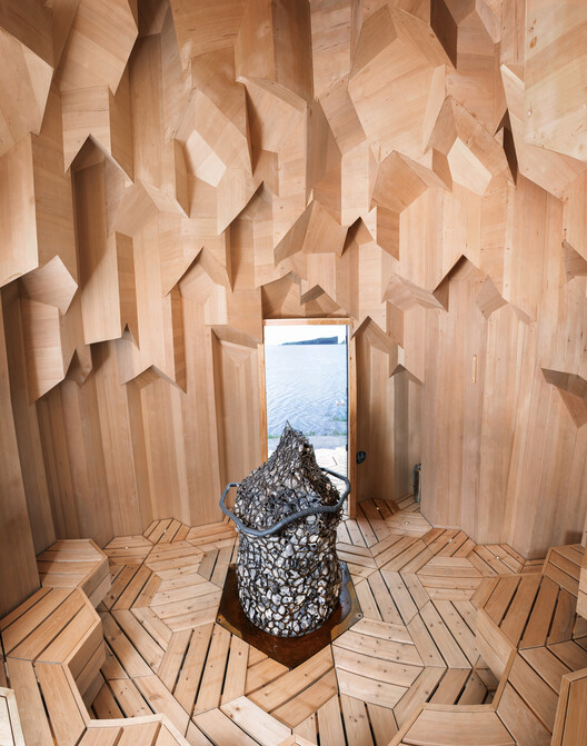 Crystal Sauna for Skellefteå / Bigert & Bergström Crystal Sauna for Skellefteå / Bigert & Bergström - Interior Photography, Closet, Wood