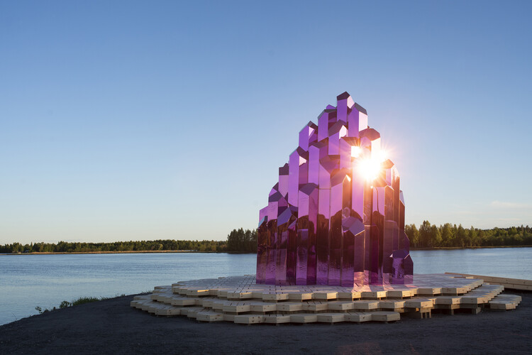 Crystal Sauna for Skellefteå / Bigert & Bergström - Installation