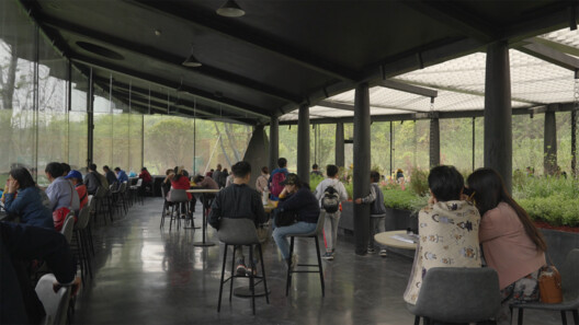 Floral Pavilion / genarchitects Floral Pavilion / genarchitects - Interior Photography, Table, Chair