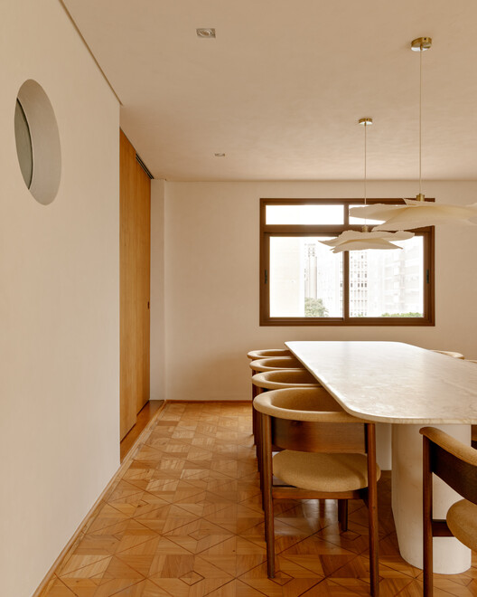 Sergipe Apartment / Terra Arquitetura Sergipe Apartment / Terra Arquitetura - Interior Photography, Dining room, Wood, Chair