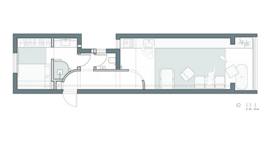 The Kitchen Edge: Service, Storage, and Domestic Boundaries in Compact Interiors The Kitchen Edge: Service, Storage, and Domestic Boundaries in Compact Interiors - Image 6 of 20