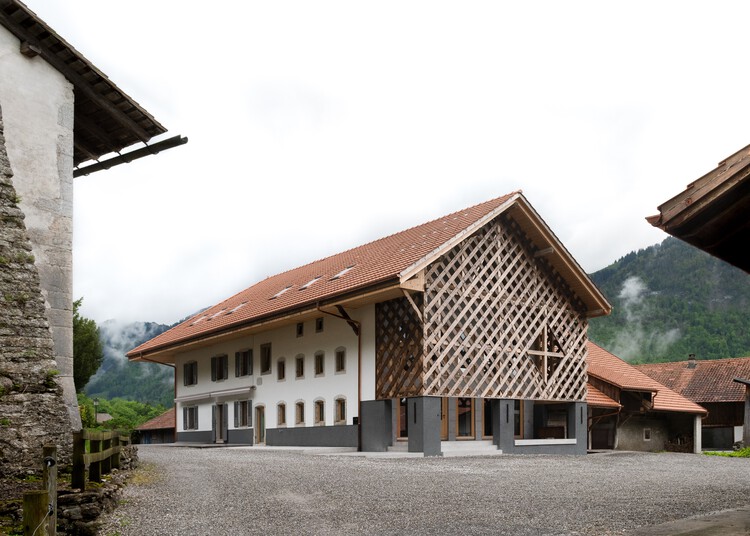 Grandvillard 农舍改造 / Bard Yersin Architectes - 建筑图, 适应性利用