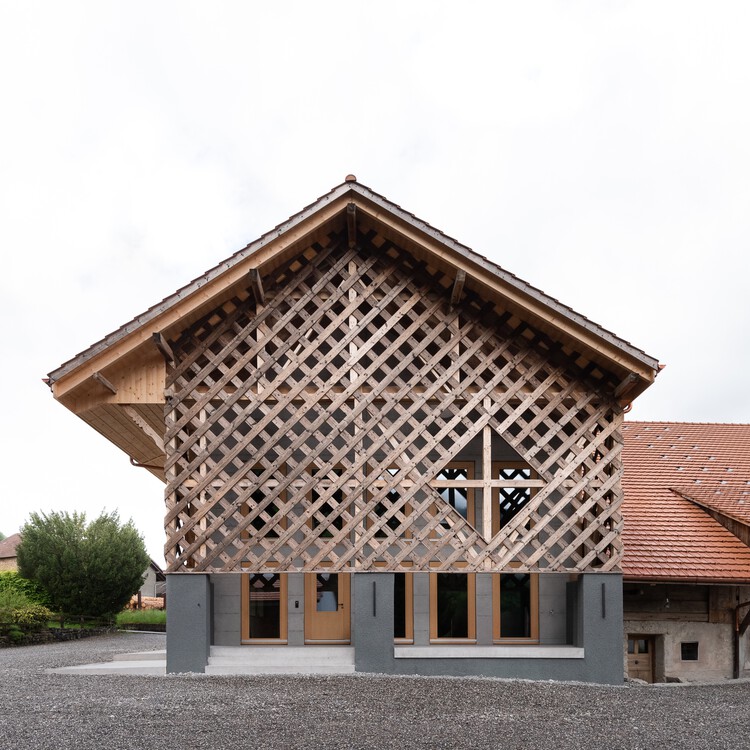 Transformation of a farmhouse in Grandvillard / Bard Yersin Architectes - Exterior Photography