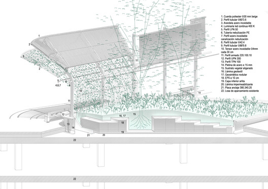 Plaza Salamero: Infrastructure, Landscape, and City / Hector Fernández Elorza - Image 15 of 15