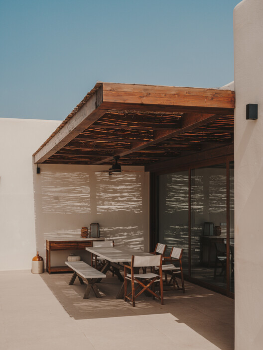 Ibiza House / Studio Metamorphosis Ibiza House / Studio Metamorphosis - Exterior Photography, Wood, Chair, Beam, Patio