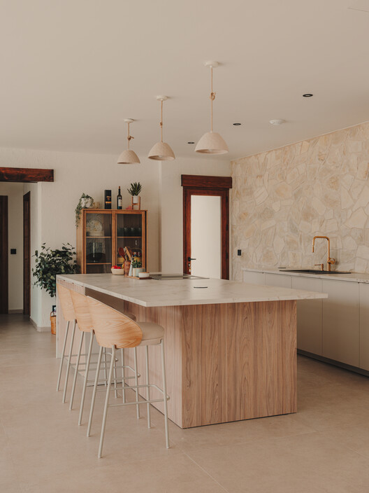 Ibiza House / Studio Metamorphosis Ibiza House / Studio Metamorphosis - Interior Photography, Kitchen, Wood, Lighting, Countertop, Chair