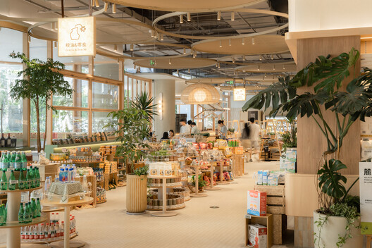 Wanhua Green Heart Food Market, Yunlang Canteen / XU Studio Wanhua Green Heart Food Market, Yunlang Canteen / XU Studio - Interior Photography, Shelving