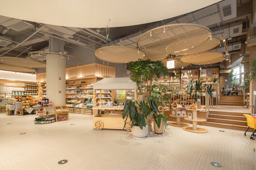 Wanhua Green Heart Food Market, Yunlang Canteen / XU Studio Wanhua Green Heart Food Market, Yunlang Canteen / XU Studio - Interior Photography, Lighting, Shelving