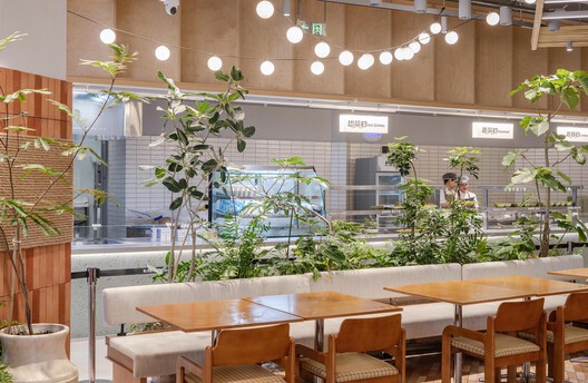 Wanhua Green Heart Food Market, Yunlang Canteen / XU Studio Wanhua Green Heart Food Market, Yunlang Canteen / XU Studio - Interior Photography, Dining room, Chair