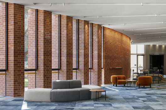 The Round Whitehorse Centre / Kerstin Thompson Architects + BKK Architects The Round Whitehorse Centre / Kerstin Thompson Architects + BKK Architects - Interior Photography, Living Room, Brick