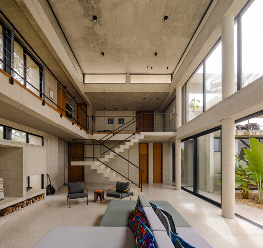 Eco House / Mateus Castilho Arquitetura Eco House / Mateus Castilho Arquitetura - Interior Photography, Concrete, Beam