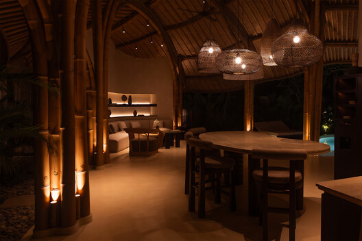 Kaymana Earth Villa / Pablo Luna Studio - Interior Photography, Dining room, Lighting