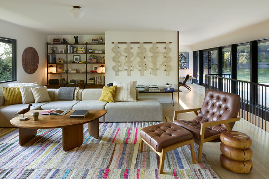 4015 House & Studio / Observation Studio - Interior Photography, Living Room, Sofa, Wood, Table, Lighting