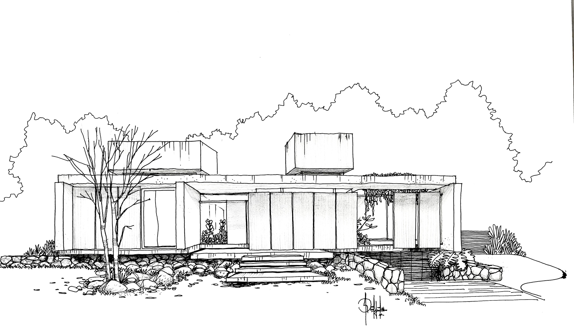 Gallery of Sassi House / Galeria 733 - 34