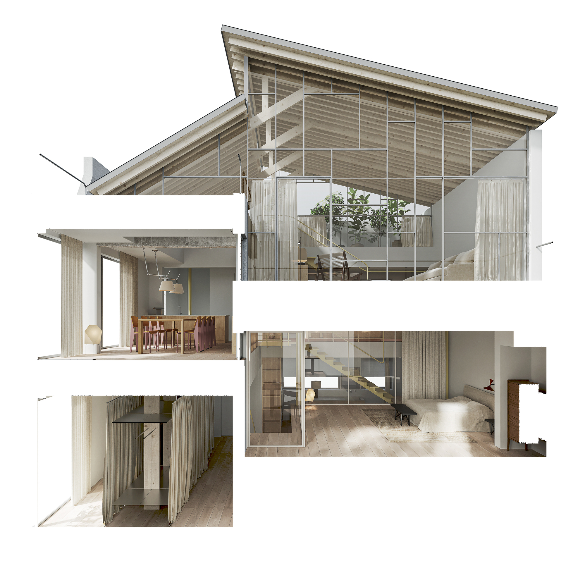 Gallery of Split-Level Apartment / Shiye Architecture Design and Research Practice - 41